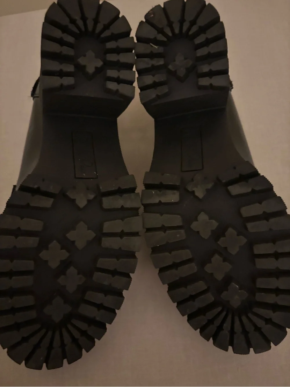 Black Patent Leather Wedge Loafers